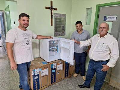 Imagem da notícia Hospital Municipal de Figueirão recebe doação de quatro mini refrigeradores